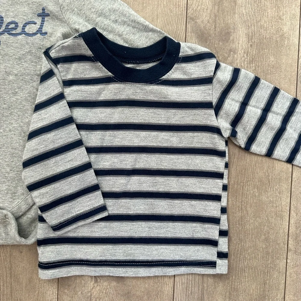 12 M Baby Boy Clothes Jumping Beans Joggers, Gap Perfect Shirt, Garanimals Shirt